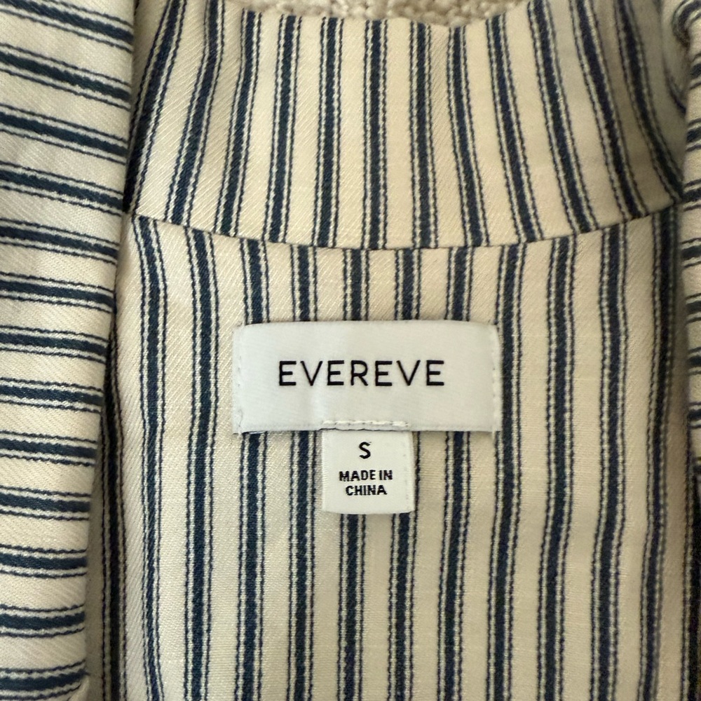 Evereve Navy and White‎ Striped Blazer - Picture 8 of 13